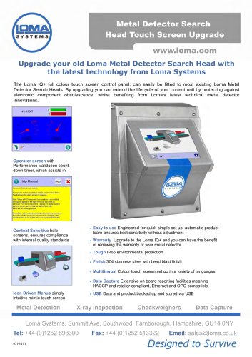 IQ+ Metal Detector Search Head Upgrade