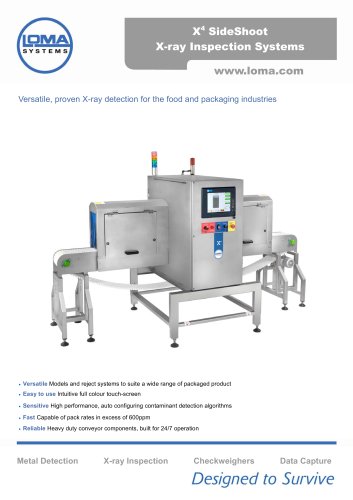 X4 SideShoot X-ray Inspection Systems