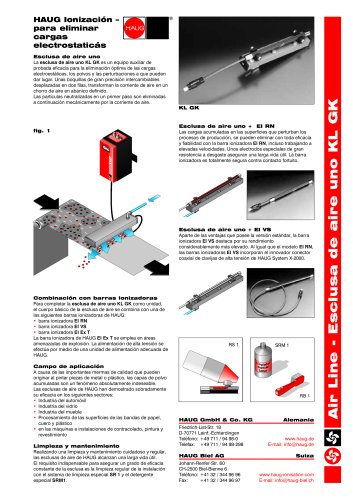 Esclusa de aire KL GK (Uno)