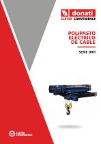 Polipasto eléctrico de cable - Serie DRH - 1