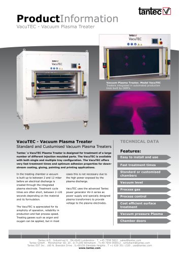 VacuTEC - Vacuum Plasma Treater