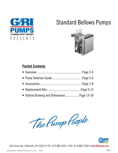 Bellows Metering Pumps