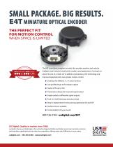 E4T Miniature Optical Encoder Product Brochure