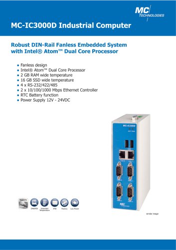 MC-IC3000D Industrial Computer