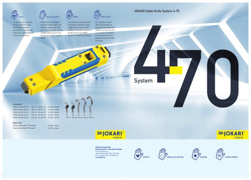 Cable Knife System 4-70 productflyer English