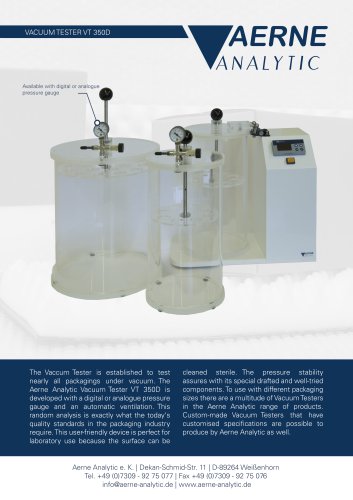 VACUUM TESTER VT 350D