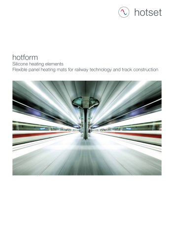 hotform Silicone Heating Elements - Railway construction, track and signal technology