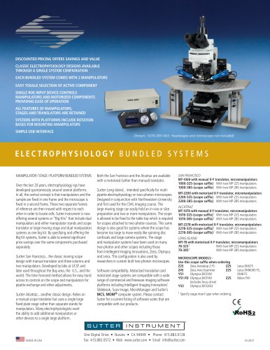 ELECTROPHYSIOLOGY BUNDLED SYSTEMS