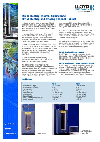 Thermal Cabinets