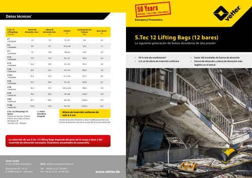 S.Tec 12 Lifting Bags