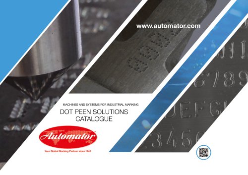 DOT PEEN SOLUTIONS CATALOGUE 2018