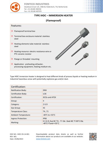 Fonteck TSDC Temperature Sensor/Transmitter