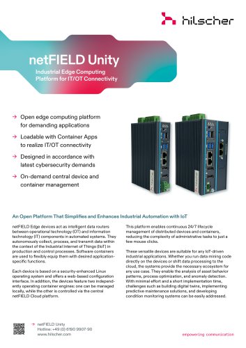 netFIELD Unity