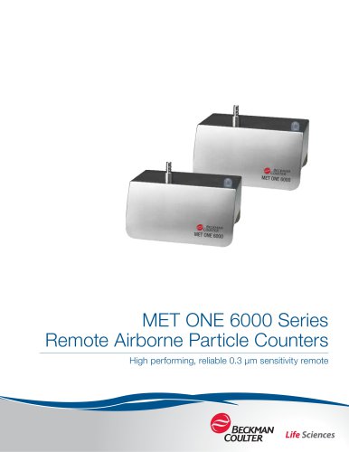 MET ONE 6000 Series  Remote Airborne Particle Counters