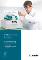 892 Professional Rancimat with StabNet 2.0