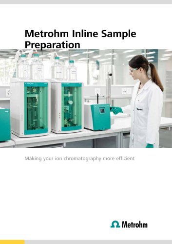 Metrohm Inline Sample Preparation