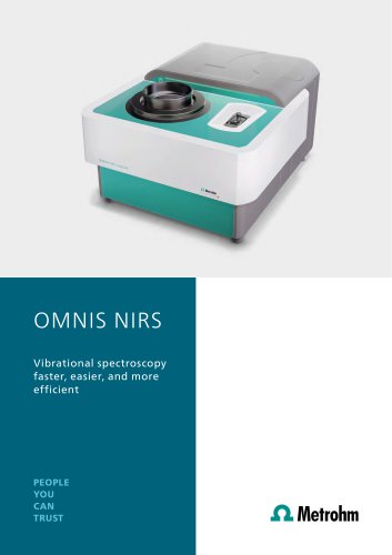 OMNIS NIRS - Quality control faster, easier, and more efficient