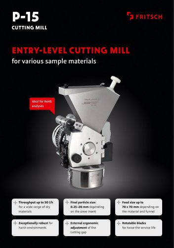 P-15 Cutting Mill - Model Card