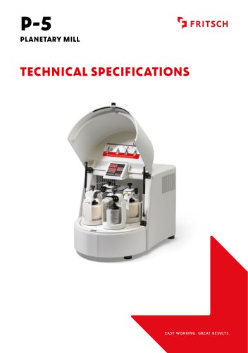 Technical specifications P-5