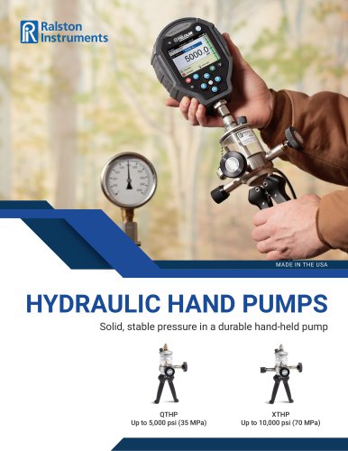 HYDRAULIC HAND PUMPS