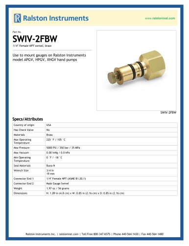 SWIV-2FBW