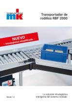 Transportador de rodillos RBF 2000-1