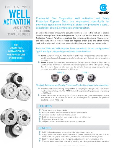 Well Activation & Safety Protection Valves