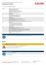 Hoja técnica Emisor de dispositivo de seguridad monohaz - 5