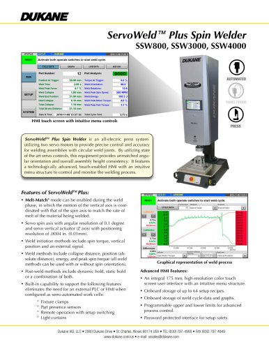 ServoWeld Plus Spin Welder