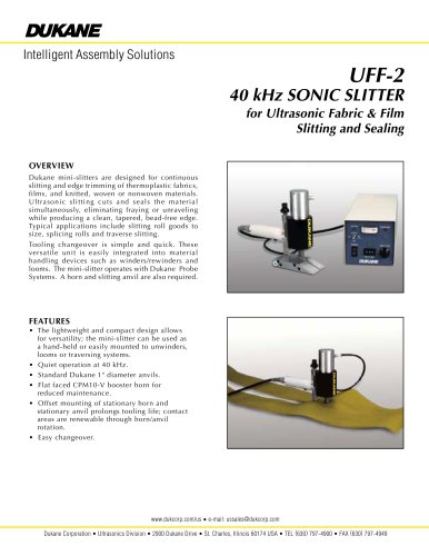 UFF-2 40 kHz mini-slitter