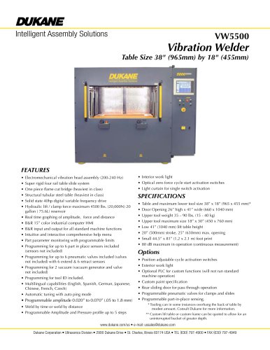 VW 5500 Vibration welder