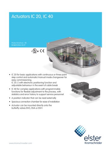 Actuators IC 20, IC 40