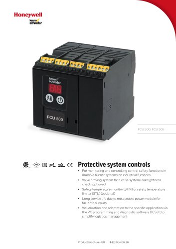 Protective system control FCU