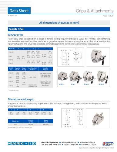 Grips & Attachments 90°peel fixture