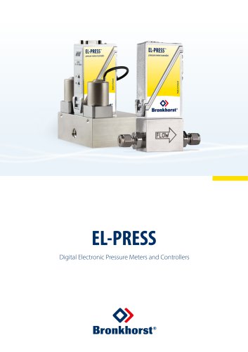 EL-PRESS Digital Electronic Pressure Meters / Controllers