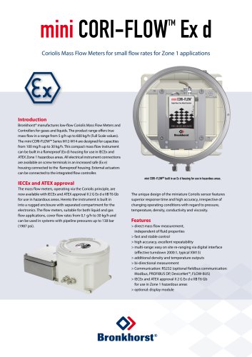 mini CORI-FLOWTM Ex d