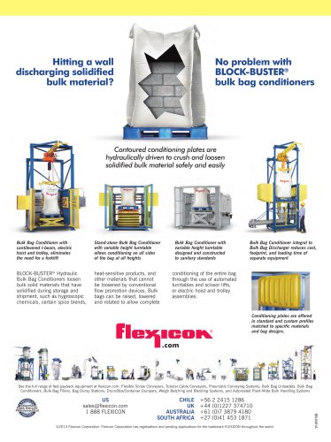 BLOCK-BUSTER Hydraulic Bulk Bag Conditioners