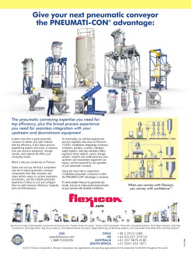 PNEUMATI-CON Dilute Phase Pneumatic Conveying Systems