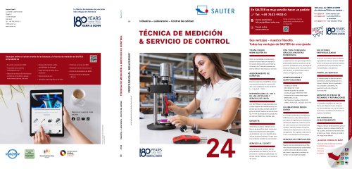 TÉCNICA DE MEDICIÓN & SERVICIO DE CONTROL