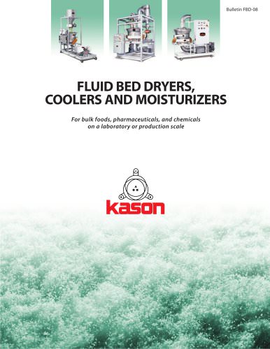 FLUID BED DRYERS, COOLERS AND MOISTURIZERS