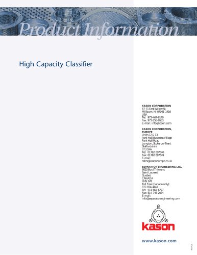 High Capacity Classifier