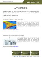 Applications Optical Measurement Technologies & Sensors