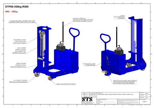 Drum Lifter - DTP08-R500- Technical Drawings (Manual drum lifter DTP08-R500) (2)
