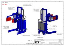Drum Tipper - STP01-RRH01-Ex -Technical Drawings (Pneumatic drum lifter STP01-RRH01-Ex)