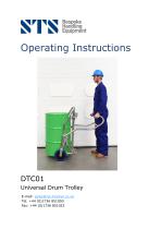 Drum Trolley - Universal - Operation Manual