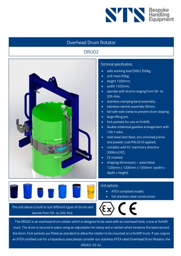 Overhead Drum Rotator