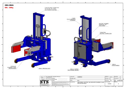 Power Clamp Drum Tipper (Electric) - Technical Specification