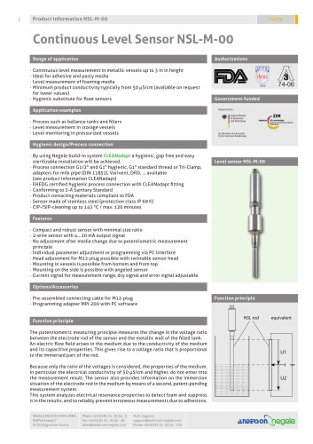 Product info NSL-M