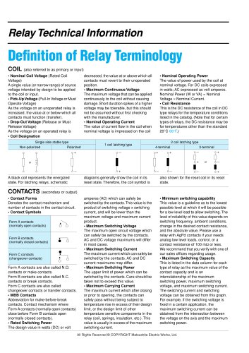 Signal Relays