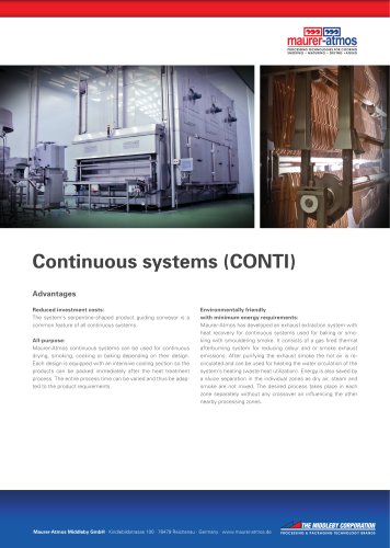 Continuous systems (CONTI)